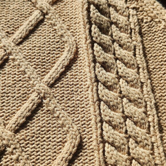 Grace & Gather Women’s Sweater Tank Camel S – Old Money, Cottagecore, Academia - Picture 5 of 10